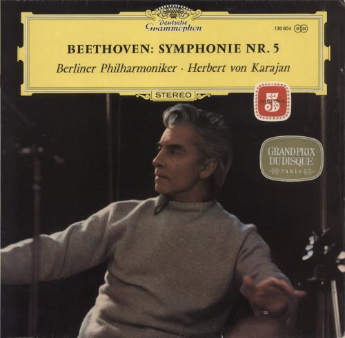 Ludwig Van Beethoven Symphony No. 5 + DG Brochure vinyl LP album (LP record) German LVBLPSY877786