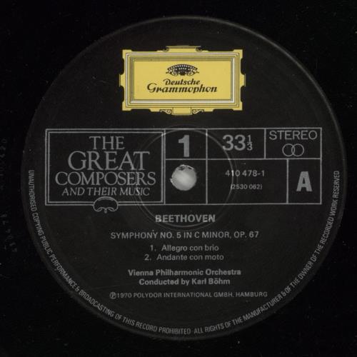 Ludwig Van Beethoven Symphony No. 5 In C Minor, Op. 67 + Magazine vinyl LP album (LP record) UK LVBLPSY875092