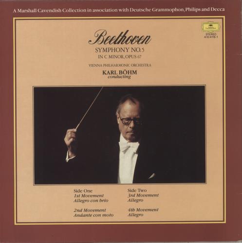 Ludwig Van Beethoven Symphony No. 5 In C Minor, Op. 67 + Magazine vinyl LP album (LP record) UK LVBLPSY875092