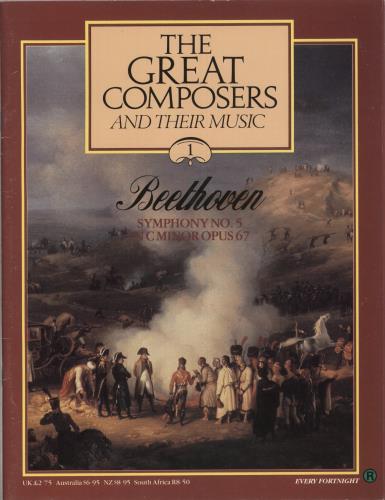 Ludwig Van Beethoven Symphony No. 5 In C Minor, Op. 67 + Magazine vinyl LP album (LP record) UK LVBLPSY875092