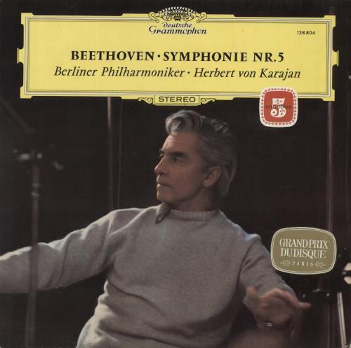 Ludwig Van Beethoven Symphony No. 5 vinyl LP album (LP record) German LVBLPSY850129