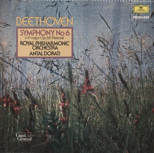Ludwig Van Beethoven Symphony No. 6 in F Major, Op.68 ('Pastoral') - White Label Test Pressing vinyl LP album (LP record) UK LVBLPSY873633