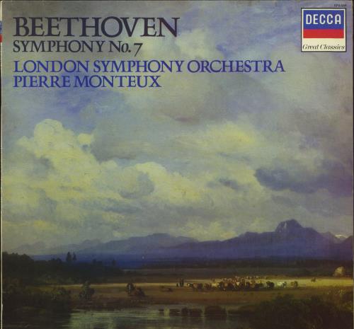 Ludwig Van Beethoven Symphony No. 7 vinyl LP album (LP record) UK LVBLPSY770563