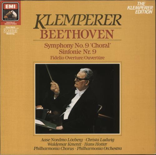 Ludwig Van Beethoven Symphony No. 9 "Choral" / Fidelio Overture vinyl LP album (LP record) UK LVBLPSY860625