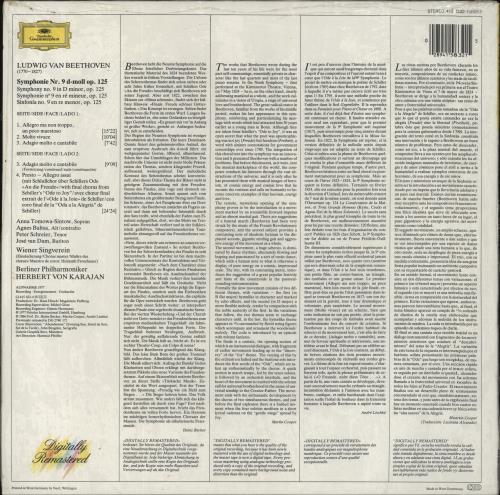 Ludwig Van Beethoven Symphony No. 9 "Choral" - Sealed vinyl LP album (LP record) German LVBLPSY861706