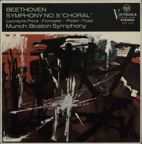Ludwig Van Beethoven Symphony No. 9 'Choral' vinyl LP album (LP record) UK LVBLPSY661013