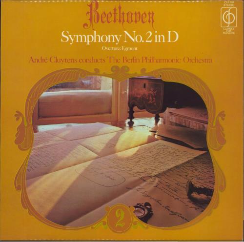 Ludwig Van Beethoven Symphony No.2 In D / Overture: Egmont vinyl LP album (LP record) UK LVBLPSY804545