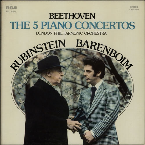 Ludwig Van Beethoven The 5 Piano Concertos Vinyl Box Set Italian LVBVXTH635134