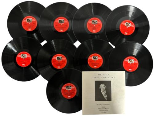 Ludwig Van Beethoven The Nine Symphonies Vinyl Box Set UK LVBVXTH863587