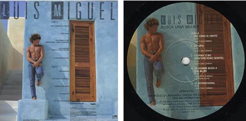 Luis Miguel Busca Una Mujer vinyl LP album (LP record) Mexican LUILPBU242811
