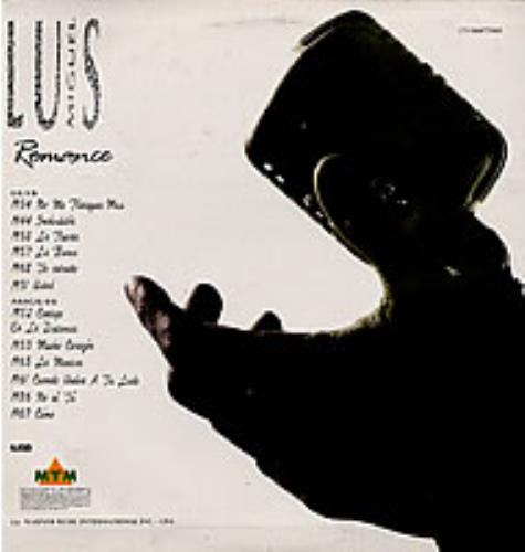 Luis Miguel Romance vinyl LP album (LP record) Colombian LUILPRO237669
