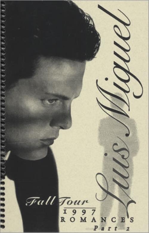 Luis Miguel Romances Tour '97 - Part 2 Itinerary US LUIITRO427366