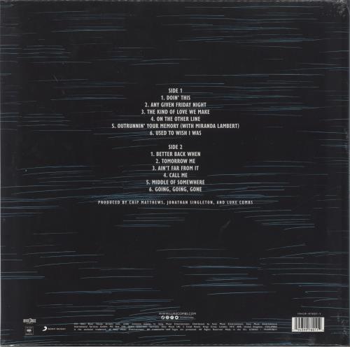 Luke Combs Growin' Up - Sealed vinyl LP album (LP record) US 501LPGR817845