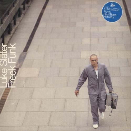 Luke Slater Freek Funk 3-LP vinyl record set (Triple LP Album) UK L.S3LFR856354