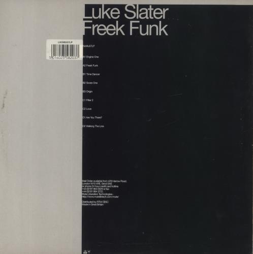 Luke Slater Freek Funk 3-LP vinyl record set (Triple LP Album) UK L.S3LFR856354