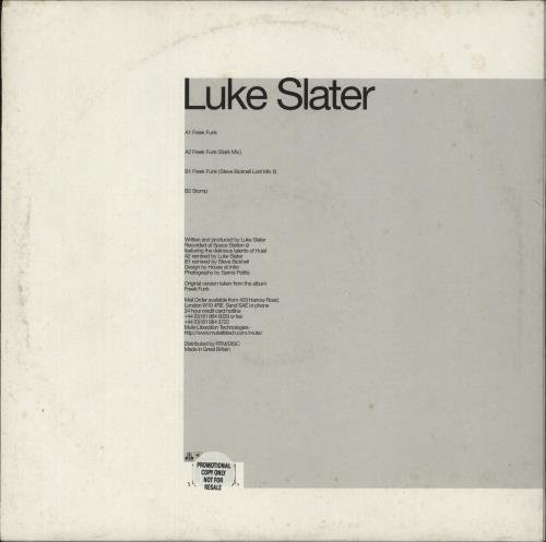 Luke Slater Freek Funk 12" vinyl single (12 inch record / Maxi-single) UK L.S12FR868853