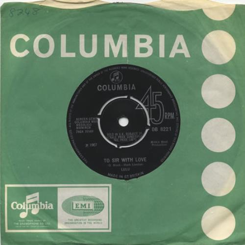 Lulu To Sir With Love 7" vinyl single (7 inch record / 45) UK LUL07TO405061