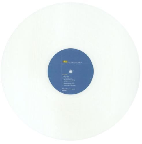 Luna The Days Of Our Nights - White Vinyl vinyl LP album (LP record) UK LUNLPTH879883