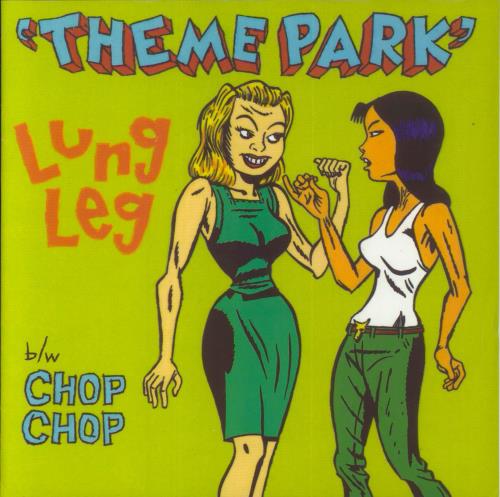 Lung Leg Theme Park 7" vinyl single (7 inch record / 45) UK LNL07TH855646