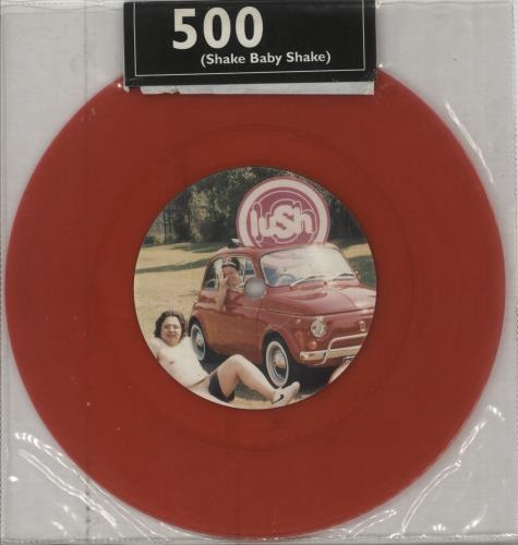 Lush 500 Shake Baby Shake - Red Vinyl 7" vinyl single (7 inch record / 45) UK LUS07SH867747