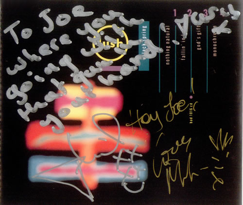 Lush Black Spring - Autographed CD single (CD5 / 5") UK LUSC5BL537814