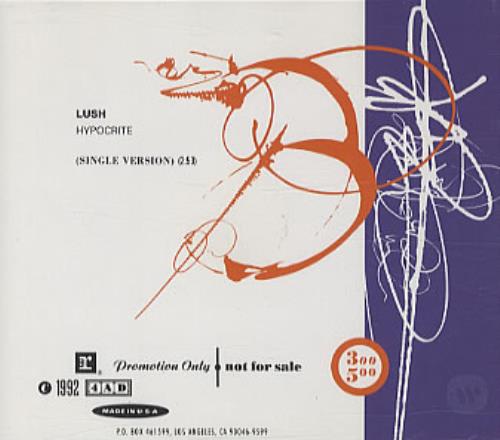 Lush Hypocrite CD single (CD5 / 5") US LUSC5HY81468