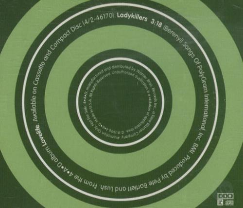 Lush Ladykillers CD single (CD5 / 5") US LUSC5LA65437