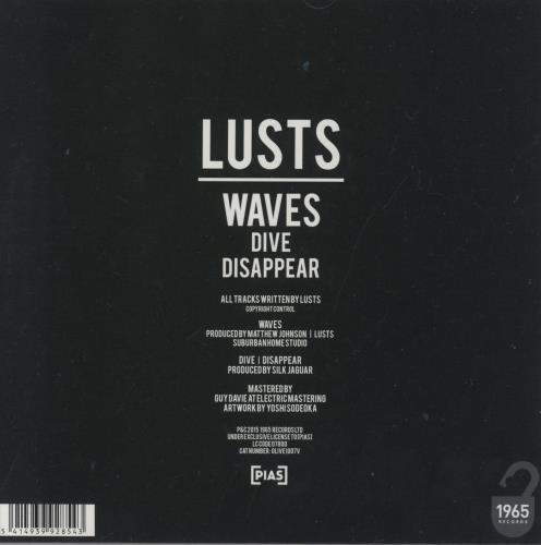 Lusts Waves 7" vinyl single (7 inch record / 45) UK 3W207WA895249
