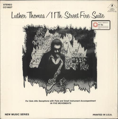 Luther Thomas 11th Street Fire Suite - shrink vinyl LP album (LP record) US Q35LPTH706669