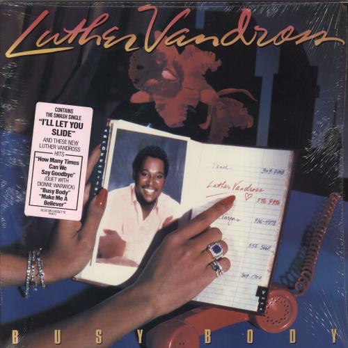 Luther Vandross Busy Body - stickered shrink vinyl LP album (LP record) US LUTLPBU792017