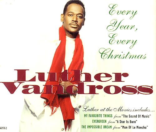 Luther Vandross Every Year Every Christmas CD single (CD5 / 5") UK LUTC5EV99855
