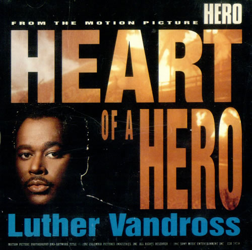 Luther Vandross Heart Of A Hero CD single (CD5 / 5") US LUTC5HE499964