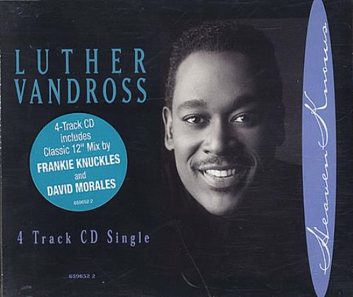 Luther Vandross Heaven Knows CD single (CD5 / 5") UK LUTC5HE101807