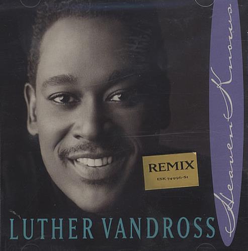 Luther Vandross Heaven Knows CD single (CD5 / 5") US LUTC5HE395304