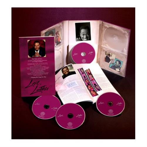 Luther Vandross Love Luther 4-CD album set UK LUT4CLO418724