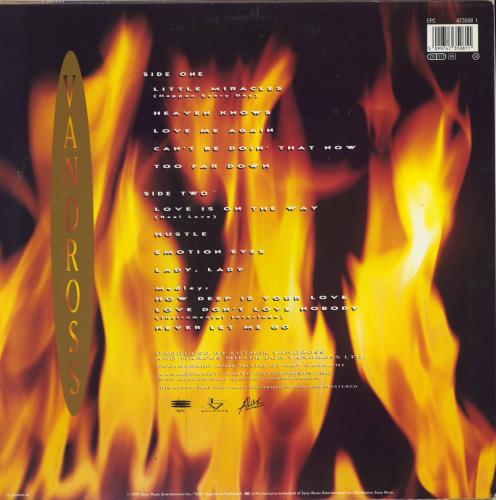 Luther Vandross Never Let Me Go vinyl LP album (LP record) UK LUTLPNE788057