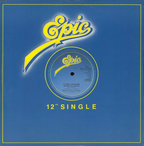 Luther Vandross Never Too Much 12" vinyl single (12 inch record / Maxi-single) UK LUT12NE801722