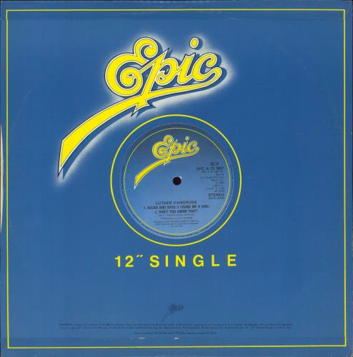 Luther Vandross Never Too Much 12" vinyl single (12 inch record / Maxi-single) UK LUT12NE801722