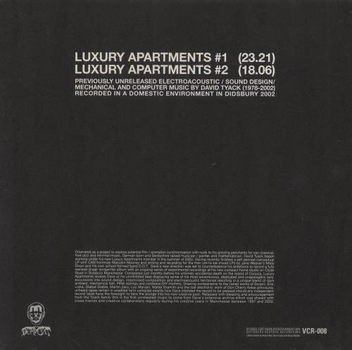 Luxury Apartments Luxury Apartments - Sealed vinyl LP album (LP record) UK 83ZLPLU856407