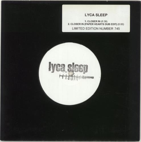Lyca Sleep Closer In 7" vinyl single (7 inch record / 45) UK L7G07CL626380