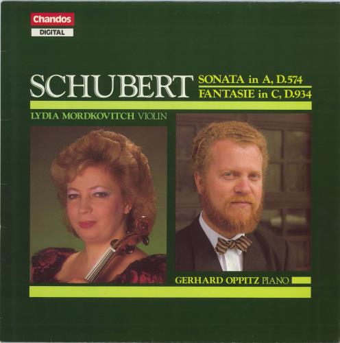 Lydia Mordkovitch Schubert: Sonata in A, D.574 / Fantasie in C, D.934 vinyl LP album (LP record) UK O0DLPSC771192