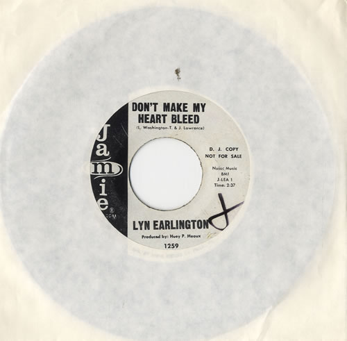 Lyn Earlington Don't Make My Heart Bleed 7" vinyl single (7 inch record / 45) US L5Y07DO576567