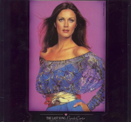 Lynda Carter The Last Song - P/S 7" vinyl single (7 inch record / 45) UK LCA07TH809173