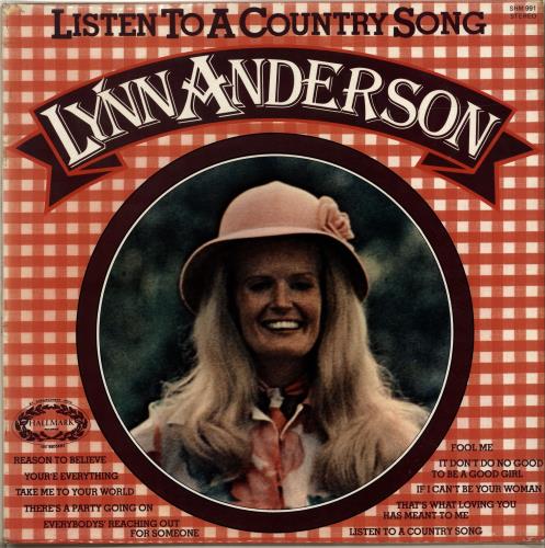 Lynn Anderson Listen To A Country Song vinyl LP album (LP record) UK LY-LPLI699234