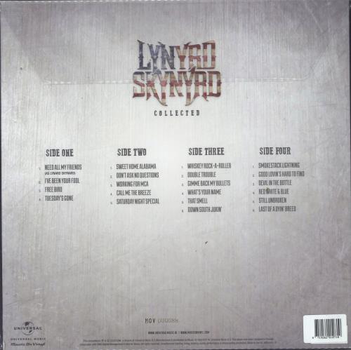 Lynyrd Skynyrd Collected - 180gm Gold Vinyl 2-LP vinyl record set (Double LP Album) UK LRD2LCO831428