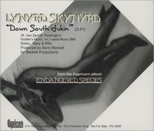 Lynyrd Skynyrd Down South Jukin' CD single (CD5 / 5") US LRDC5DO81597