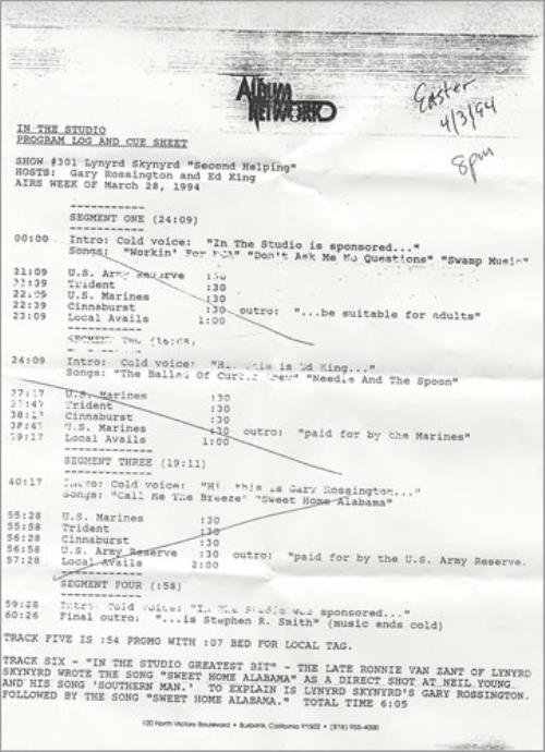 Lynyrd Skynyrd In The Studio - Second Helping CD album (CDLP) US LRDCDIN120101