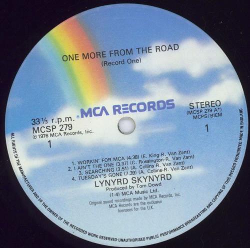 Lynyrd Skynyrd One More From The Road - 3rd 2-LP vinyl record set (Double LP Album) UK LRD2LON739358
