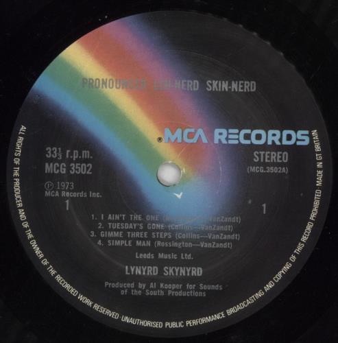 Lynyrd Skynyrd Pronounced Leh-nerd Skin-nerd - 2nd vinyl LP album (LP record) UK LRDLPPR589706