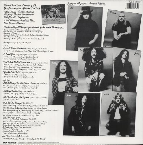 Lynyrd Skynyrd Second Helping vinyl LP album (LP record) UK LRDLPSE872438